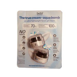 Belif Aqua Bomb Ultra Lightweight Facial Gel Cream 1.01oz/30ml Pack Of 2